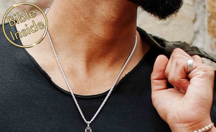 Unique Gifts Shop Offers Stylish Silver Pendant With Entire Bible Inside From My Nano Jewelry